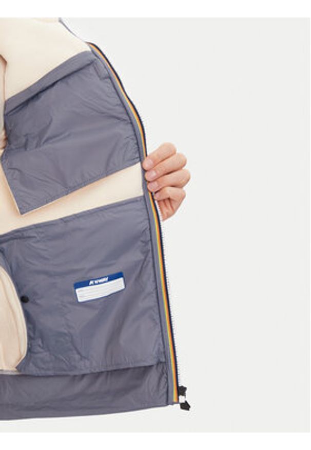 K-Way Kurtka przejściowa Neige K71341W Écru Regular Fit. Materiał: syntetyk