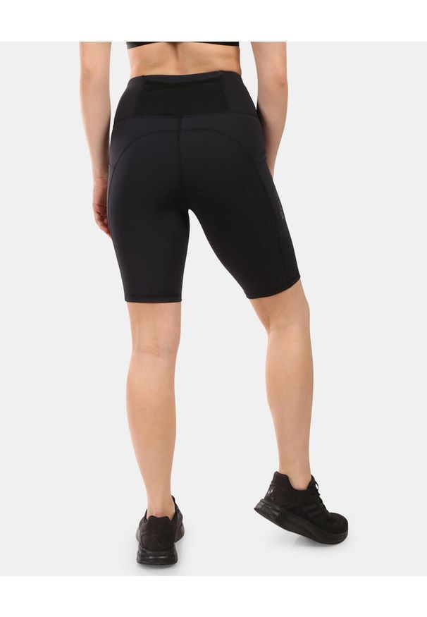 Damskie krótkie legginsy Kilpi ARTEMI-W z funkcją OPTI-DRY. Kolor: czarny. Materiał: nylon. Długość: krótkie