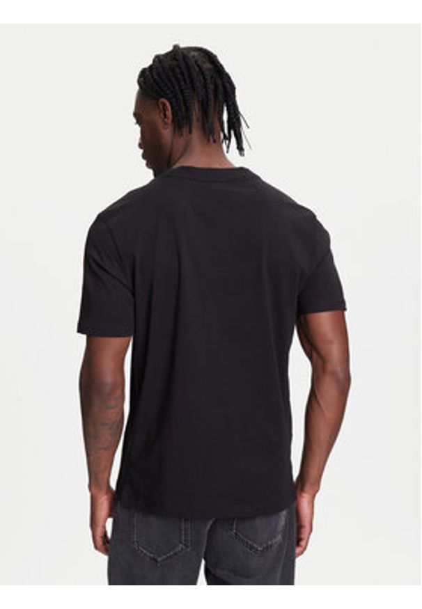 Hugo - HUGO T-Shirt Dapusi 50544458 Czarny Regular Fit. Kolor: czarny. Materiał: bawełna