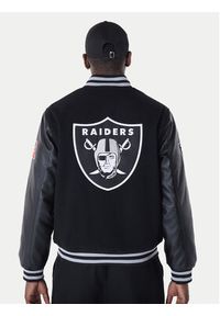 New Era Kurtka bomber New Era NFL Las Vegas Raiders Varsity 60596371 Czarny Regular Fit. Kolor: czarny. Materiał: syntetyk #5