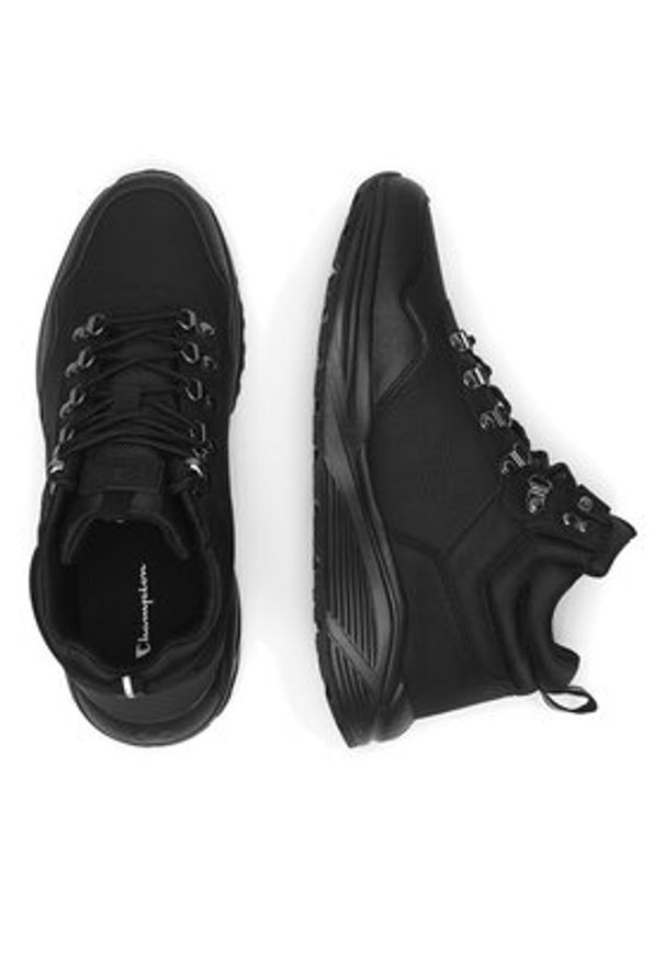 Champion Sneakersy CLIMB RX MID S21924-KK002 Czarny. Kolor: czarny. Materiał: materiał
