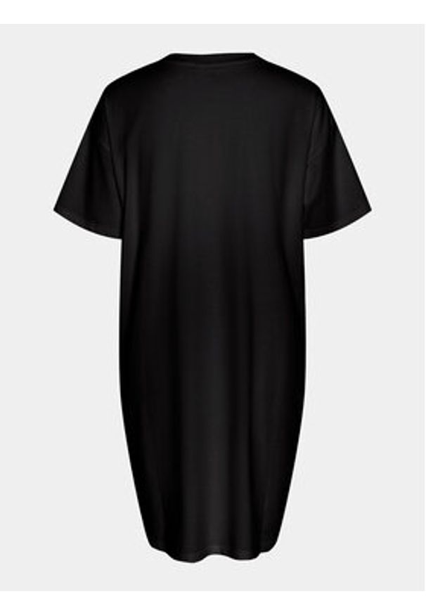 Pieces Sukienka codzienna Ria 17149328 Czarny Loose Fit. Okazja: na co dzień. Kolor: czarny. Materiał: bawełna. Typ sukienki: proste. Styl: casual