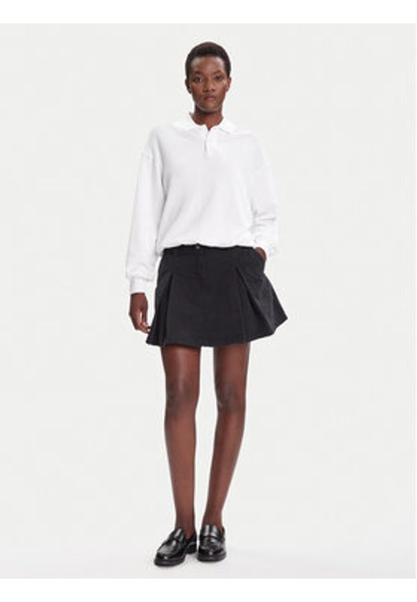 Tommy Jeans Spódnica jeansowa DW0DW21137 Czarny Regular Fit. Kolor: czarny. Materiał: bawełna