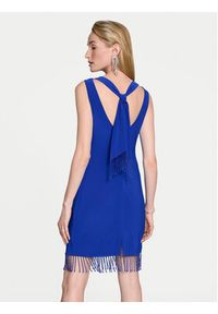 Joseph Ribkoff Sukienka koktajlowa 242702 Niebieski Slim Fit. Kolor: niebieski. Materiał: syntetyk. Styl: wizytowy