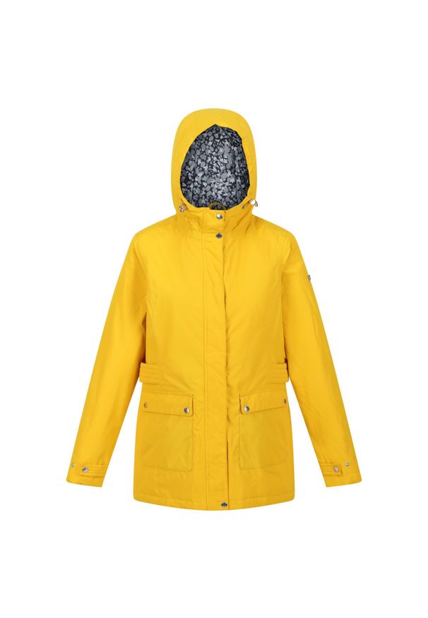 Brenlyn Regatta damska turystyczna kurtka parka przeciwdeszczowa. Kolor: żółty