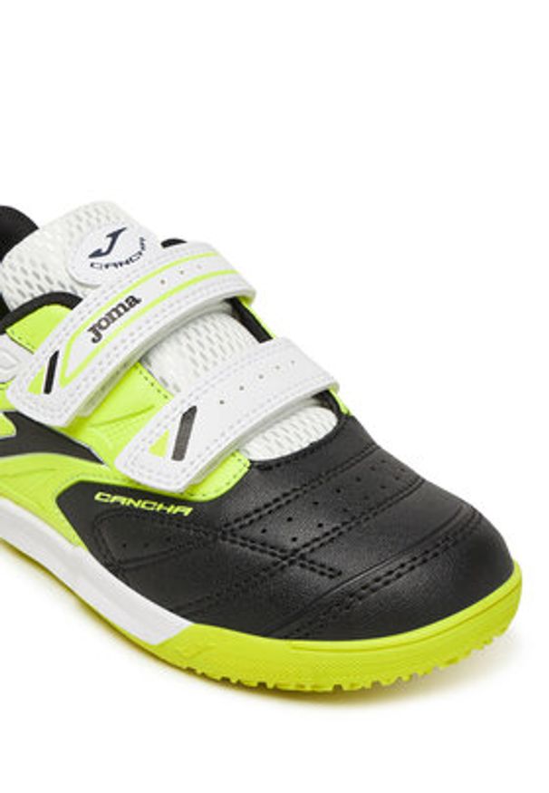 Joma Buty do piłki nożnej Cancha Jr 2501 CAJS2501INV Czarny. Kolor: czarny. Materiał: skóra