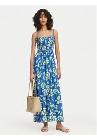 Maaji Sukienka letnia Flora Buttercup PT2985CLD002 Niebieski Regular Fit. Kolor: niebieski. Materiał: wiskoza. Sezon: lato #3