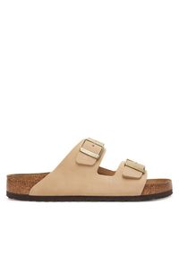 Klapki Birkenstock. Kolor: beżowy