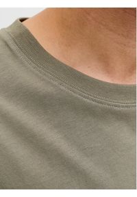 Jack & Jones T-Shirt Frank 12288092 Brązowy Relaxed Fit. Kolor: brązowy. Materiał: bawełna #5