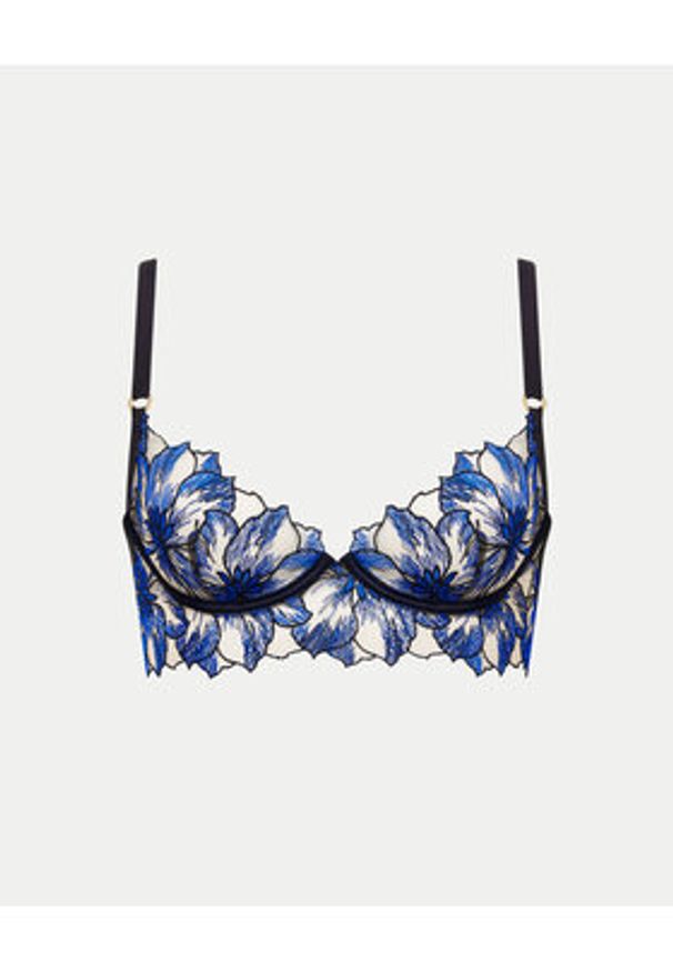 Bluebella Biustonosz z fiszbiną Lyandra 42420 Niebieski. Kolor: niebieski. Materiał: syntetyk