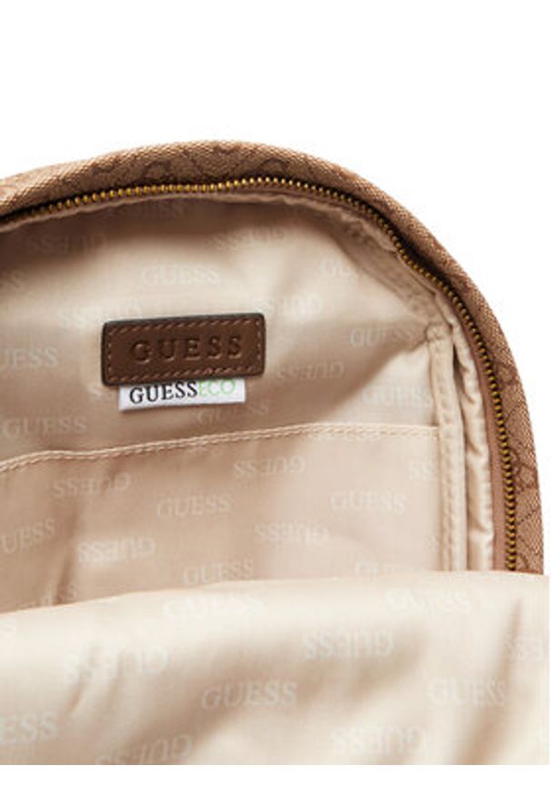 Guess Plecak HMMILO P6202 Beżowy. Kolor: beżowy. Materiał: materiał