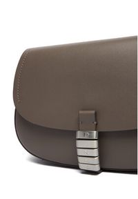 Pinko - PINKO Torebka Saddle Mini PE PLTT 103831 A1ZX Szary. Kolor: szary. Materiał: skórzane