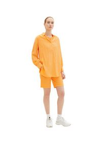 Tom Tailor Szorty materiałowe 1035499 Pomarańczowy Regular Fit. Kolor: pomarańczowy. Materiał: bawełna #4