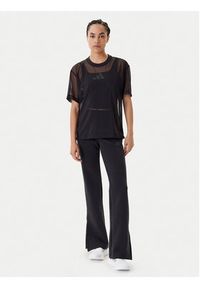 Adidas - adidas T-Shirt ALL SZN Soft Lux Mesh JM3737 Czarny Loose Fit. Kolor: czarny. Materiał: syntetyk