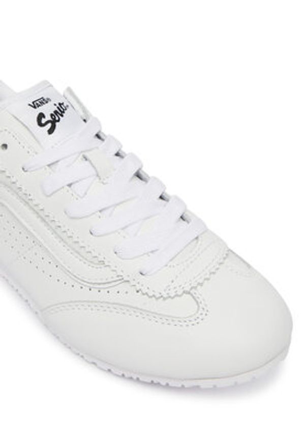 Vans Sneakersy Super Lowpro VN000E89WWW1 Biały. Kolor: biały. Materiał: skóra