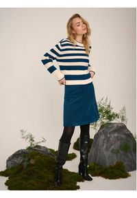 Cream Sweter Crmuka Knitted 10611880 Niebieski Straight Fit. Kolor: niebieski. Materiał: bawełna #3