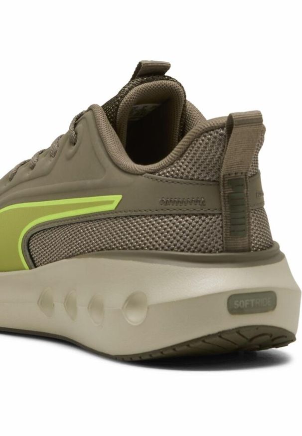 Puma - Buty do biegania SOFTRIDE Carson PUMA Velvet Moss Loden Green Yellow Alert Brown. Kolor: zielony, żółty, wielokolorowy
