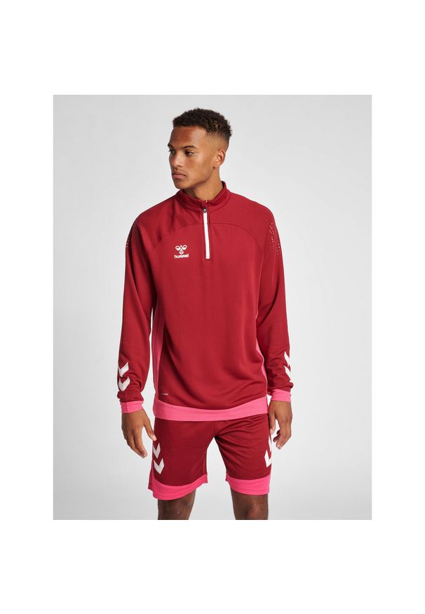 Bluza do piłki ręcznej męska Hummel hml LEAD. Kolor: czerwony, brązowy, wielokolorowy. Sezon: zima
