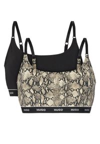 Hugo - HUGO Komplet 2 biustonoszy topów 50495872 Kolorowy. Materiał: bawełna. Wzór: kolorowy