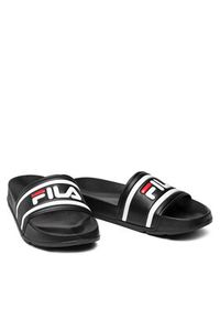 Fila Klapki Morro Bay Slipper 2.0 1010930.25Y Czarny. Kolor: czarny. Materiał: skóra