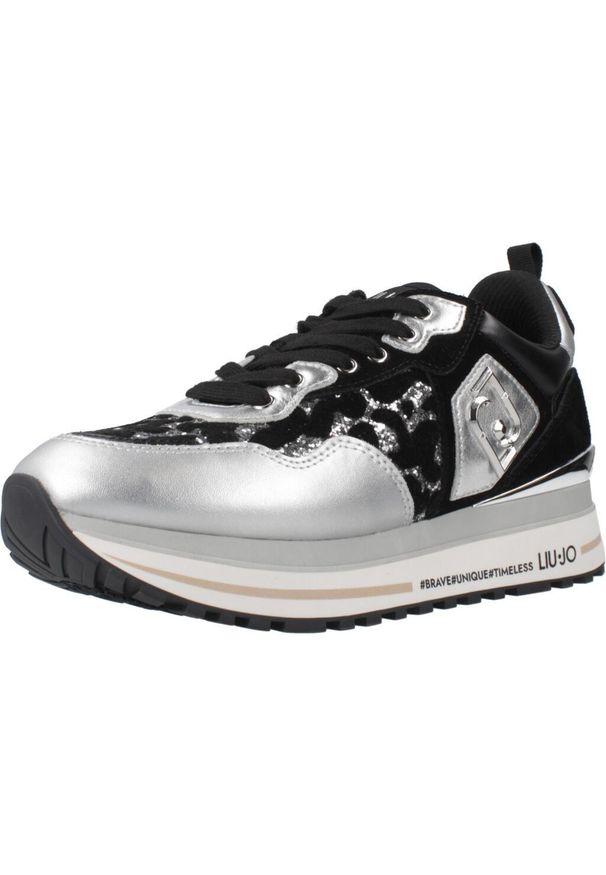 Liu Jo - Kapcie LIU-JO WONDER 01 Czarny. Kolor: czarny. Materiał: syntetyk, tkanina, skóra. Styl: sportowy