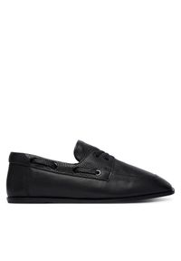 Calvin Klein Półbuty Ess Boatshoe Lth HW0HW03116 Czarny. Kolor: czarny. Materiał: skóra #1