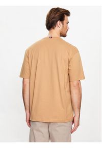 TOMMY HILFIGER - Tommy Hilfiger T-Shirt Monotype MW0MW31539 Brązowy Regular Fit. Kolor: brązowy. Materiał: bawełna #3