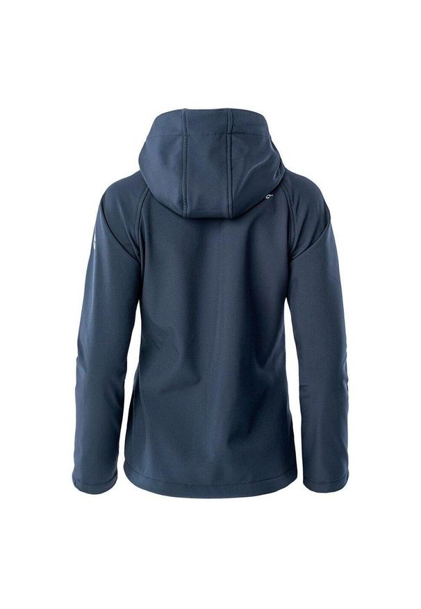 Hi-tec - Kurtka Softshellowa Damska Neti. Kolor: czerwony, niebieski, wielokolorowy. Materiał: softshell. Sport: turystyka piesza