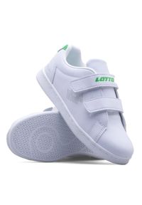 Buty sportowe dziecięce LOTTO BURGAS sneakersy. Kolor: wielokolorowy, zielony, biały