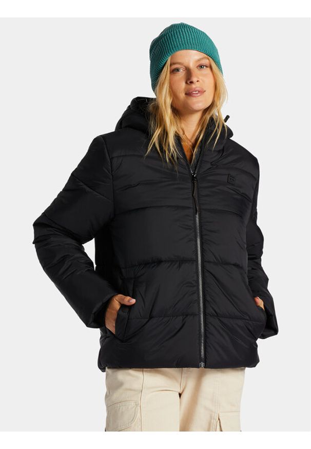 Kurtka puchowa Billabong. Kolor: czarny. Materiał: puch