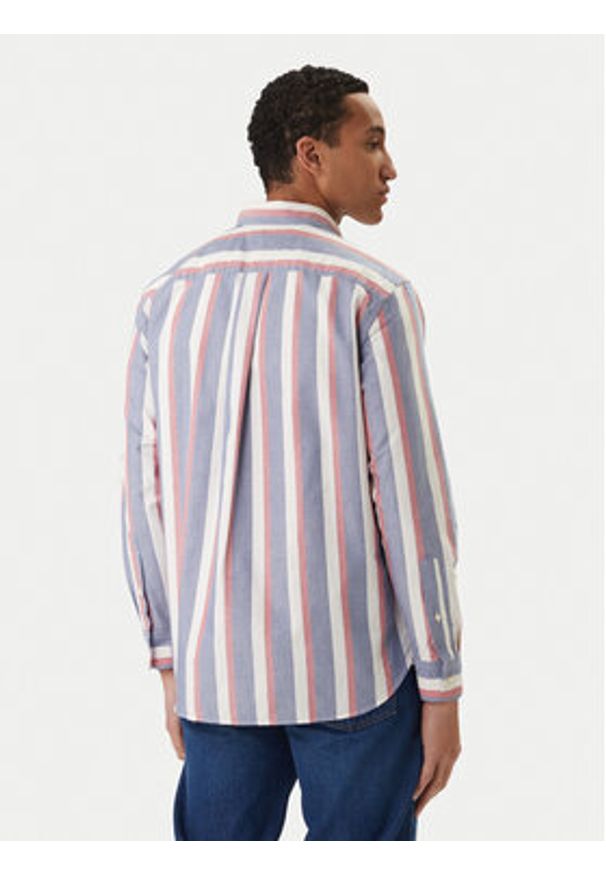 TOMMY HILFIGER - Tommy Hilfiger Koszula Heritage MW0MW41695 Fioletowy Regular Fit. Kolor: fioletowy. Materiał: bawełna