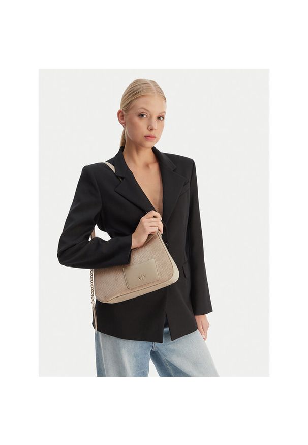 Torebka Armani Exchange. Kolor: brązowy