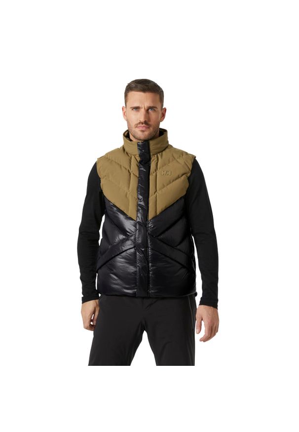 Kurtka puchowa Helly Hansen Village. Kolor: wielokolorowy, beżowy, brązowy. Materiał: puch