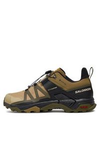 salomon - Salomon Sneakersy X Ultra 4 GORE-TEX L47452900 Khaki. Kolor: brązowy. Materiał: materiał, mesh. Technologia: Gore-Tex