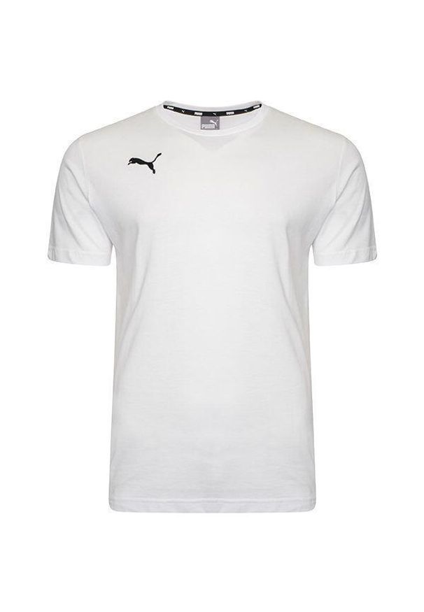 T-Shirt Puma Teamgoal 23 Casuals Tee 04 Dorosłych. Kolor: biały. Materiał: bawełna, poliester