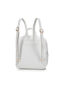 Wittchen - Damski plecak z ekoskóry prosty biały. Kolor: biały. Materiał: skóra ekologiczna. Wzór: gładki, haft. Styl: casual #4