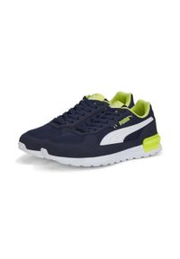 Buty dla dzieci Puma Graviton Jr. Okazja: na co dzień. Kolor: niebieski. Sport: bieganie