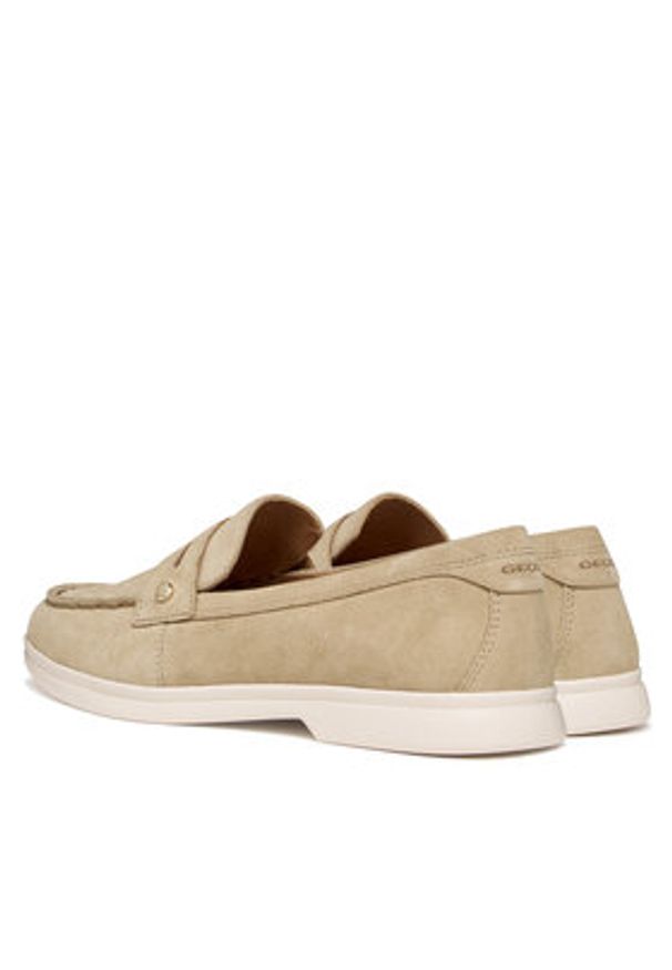 Geox Lordsy D Xand 3 D650ZB 00022 C5002 Beżowy. Kolor: beżowy. Materiał: skóra, zamsz