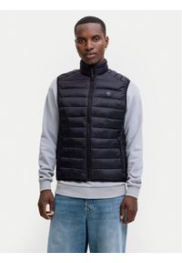 Jack & Jones - Jack&Jones Kamizelka Bradley 12280973 Czarny Regular Fit. Kolor: czarny. Materiał: syntetyk