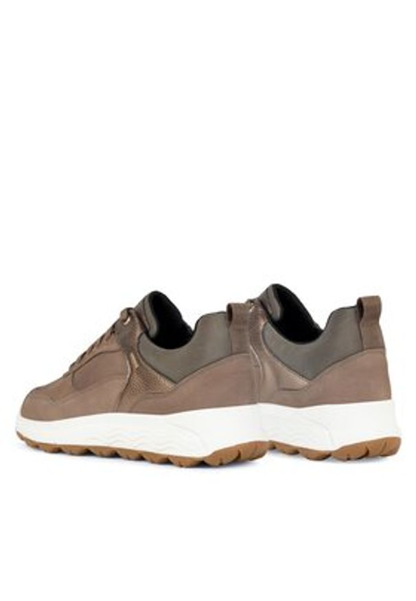 Geox Sneakersy D Spherica 4x4 B Abx D3626D 0767B C6W9H Beżowy. Kolor: beżowy. Materiał: materiał