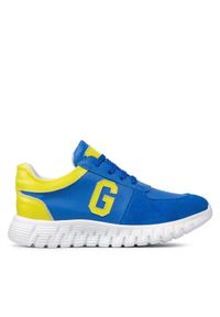 Guess Sneakersy Luigi FJ5LUG ELE12 Niebieski. Kolor: niebieski. Materiał: skóra