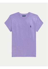 Polo Ralph Lauren T-Shirt 211898698030 Fioletowy Regular Fit. Typ kołnierza: polo. Kolor: fioletowy. Materiał: bawełna #4