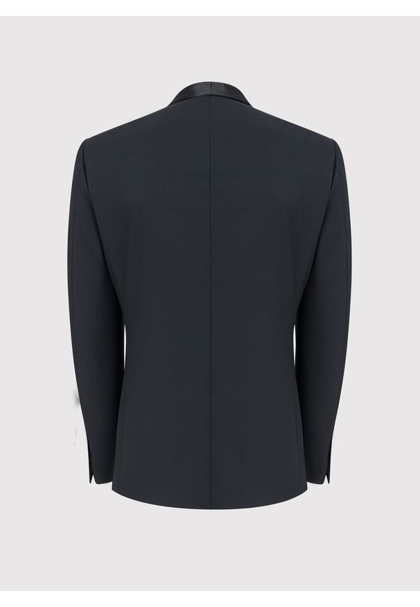Pako Lorente - PAKO LORENTE – Czarna marynarka smokingowa. Okazja: na ślub cywilny, na wesele. Kolor: czarny