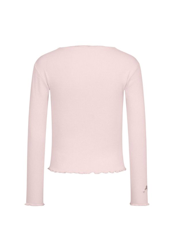 Koszulka dziewczęca z długim rękawem ELT Lucky Merle. Kolor: różowy. Długość rękawa: długi rękaw. Długość: długie. Styl: młodzieżowy