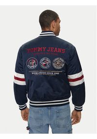 Tommy Jeans Kurtka bomber Varsity Explorer DM0DM18897 Granatowy Relaxed Fit. Kolor: niebieski. Materiał: syntetyk #4