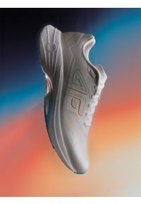 4f - 4F Buty do biegania Speed Runner męskie - białe 45. Wysokość cholewki: przed kostkę. Kolor: biały. Materiał: guma. Szerokość cholewki: normalna. Sport: bieganie, fitness