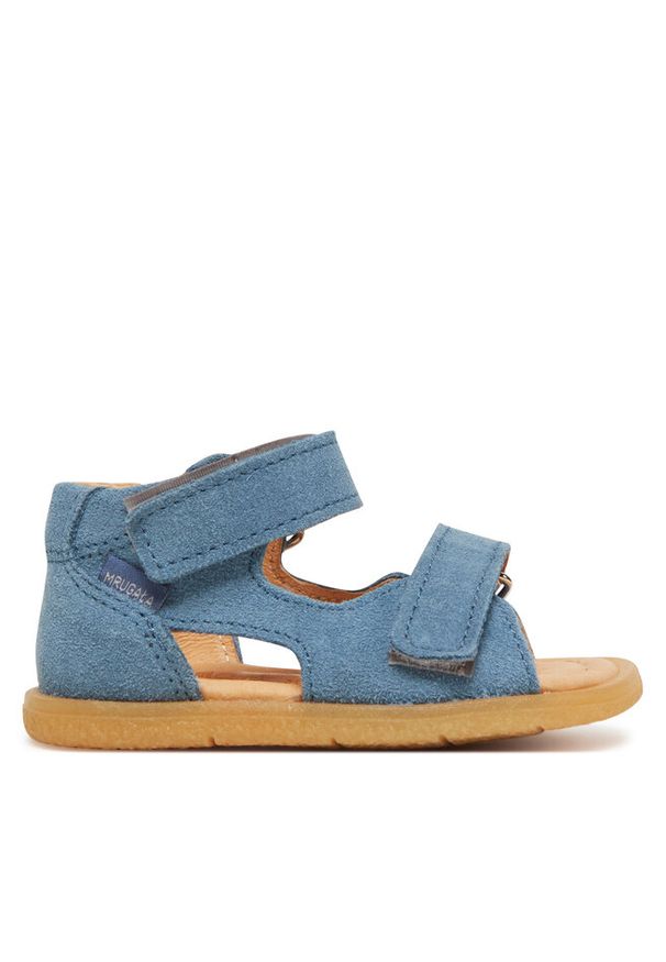 Sandały Mrugała. Kolor: niebieski