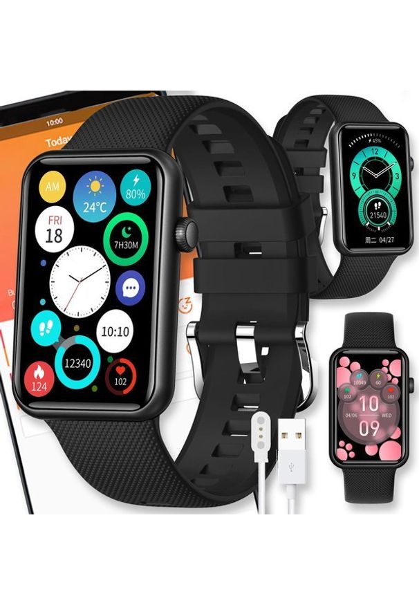 Smartwatch Active Band SMARTWATCH ZEGAREK SMARTBAND MENU POLSKIE DAMSKI ROZMOWY MĘSKI SMART WATCH HT5Pro. Rodzaj zegarka: smartwatch