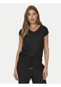 only - ONLY T-Shirt Silvery 15136069 Czarny Loose Fit. Kolor: czarny. Materiał: syntetyk #1