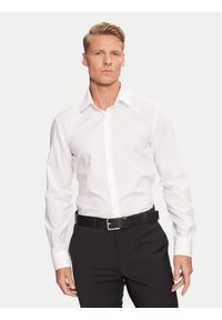 BOSS - Boss Koszula H-Hank-Kent-C1-214 50469345 Biały Slim Fit. Typ kołnierza: kołnierzyk klasyczny. Kolor: biały. Materiał: bawełna #1